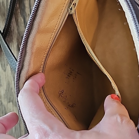 LAST DAY! Mark Cross 1845 Vintage Canvas and Leather Zebra Stripe Bag - Picture 11 of 14